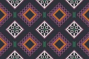 Ethnic Aztec Ikat Seamless Pattern Textile ikat Aztec seamless pattern digital vector design for Print saree Kurti Borneo Fabric Aztec brush symbols swatches designer
