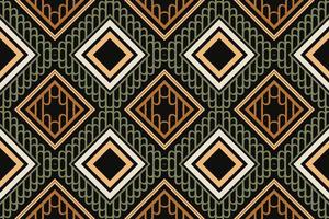 étnico azteca ikat patrón sin costuras textil africano ikat patrón sin costuras diseño de vector digital para imprimir saree kurti borneo tela azteca cepillo símbolos muestras elegante