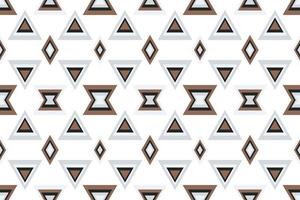 Abstract Modern geometry shapes vector seamless pattern It consists of a polyhedron such as a circle square triangle Used in the textile industry, fabric pattern, paper, wallpaper, book cover