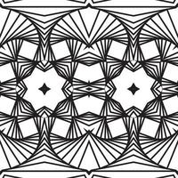 Line patterns Seamless 3D optical wave effect stripe, on a white background. Geometric shapes from the black lines. vector