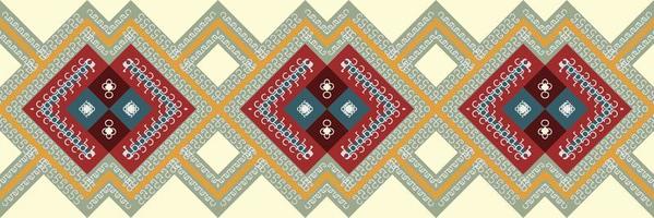 Ethnic Indian prints and patterns. traditional pattern design It is a pattern created by combining geometric shapes. Design for print. Using in the fashion industry. vector