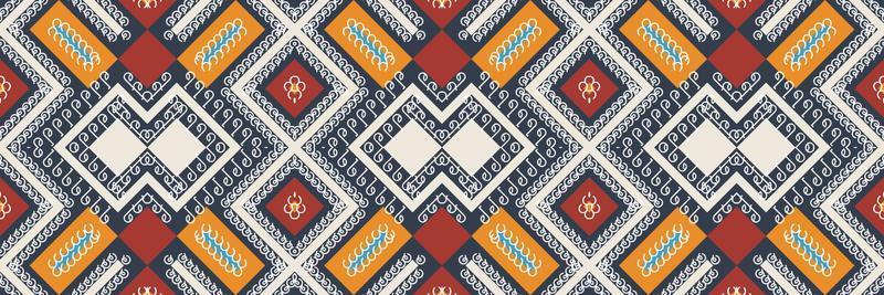 Ethnic design drawing the Philippines. Traditional ethnic pattern design It is a pattern created by combining geometric shapes. Design for print. Using in the fashion industry.
