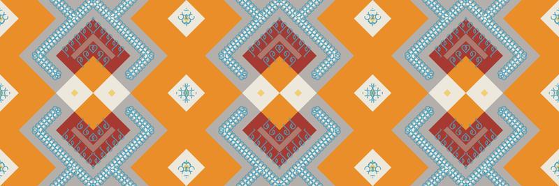 Ethnic pattern design of the Philippines. Geometric ethnic pattern traditional Design It is a pattern created by combining geometric shapes. Design for print. Using in the fashion industry.