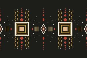 Ikat Seamless Pattern  ikat triangle batik textile seamless pattern digital vector design for Print saree Kurti Borneo Fabric border brush symbols swatches cotton
