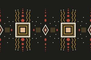 patrón sin costuras ikat triángulo ikat batik textil patrón sin costuras diseño de vector digital para imprimir saree kurti borde de tela símbolos de pincel muestras de algodón