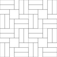 Herringbone Pattern Black line vintage herringbone wooden floor. Vector monochrome seamless pattern. Parquet design texture