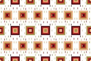 Very Beautiful Modern geometry shapes seamless pattern It consists of a polyhedron such as a circle square triangle Used in the textile industry, fabric pattern, paper, wallpaper, book cover vector