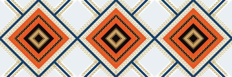 Ethnic Indian prints and patterns. traditional patterned wallpaper It is a pattern created by combining geometric shapes. Design for print. Using in the fashion industry.