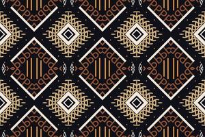 Ethnic Pattern. Ikat Seamless folk embroidery,traditional pattern design It is a pattern created by combining geometric shapes. Design for print. Using in the fashion industry. vector