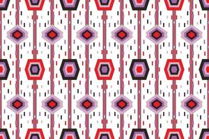 Style Modern geometric shapes vector seamless pattern It consists of a polyhedron such as a circle square triangle Used in the textile industry, fabric pattern, paper, wallpaper, book cover
