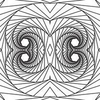 3D curved lines, striped Abstract dynamical crumpled texture. 3D pattern. The illusion of movement pattern. vector
