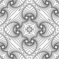 3D Vector illustration. on a white background. Geometric shapes from the black lines.