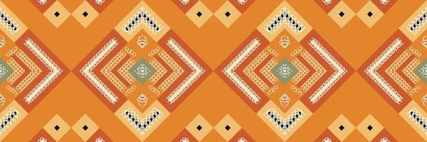 Ethnic Aztec Ikat Seamless Pattern Textile African ikat seamless pattern digital vector design for Print saree Kurti Borneo Fabric Aztec brush symbols swatches stylish