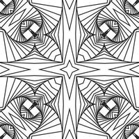 Monochrome 3D lines texture. Abstract dynamical crumpled texture. 3D pattern. The illusion of movement pattern. vector