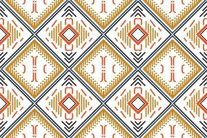 ikat patrón sin costuras ikat vector batik textil patrón sin costuras diseño de vector digital para imprimir saree kurti borneo borde de tela símbolos de pincel muestras elegantes