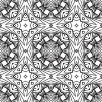 patrón abstracto monocromático 3d geométrico para tela y textil, raya curva retorcida vectorial ilustración moderna de fondo blanco negro. patrón, vector