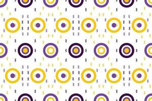 Very Beautiful Modern geometrical shapes vector seamless pattern It consists of a polyhedron such as a circle square triangle Used in the textile industry, fabric pattern, paper, wallpaper, book cover