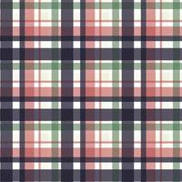 plaid pattern fashion design texture is made with alternating bands of coloured pre-dyed threads woven as both warp and weft at right angles to each other. vector