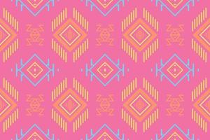 étnico azteca ikat patrón sin costuras textil ikat diseño de patrones sin fisuras diseño de vector digital para imprimir saree kurti tela de borneo azteca pincel símbolos muestras ropa de fiesta