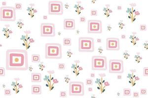 Cute botanical floral seamless patterns vector ornament design It's a form created by freehand merging. Create beautiful fabric patterns designed for print used in the ,wallpaper,paper,fabric,