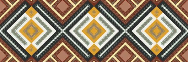 Pattern simple ethnic design in the Philippines. Traditional ethnic pattern design It is a pattern created by combining geometric shapes. Design for print. Using in the fashion industry. vector