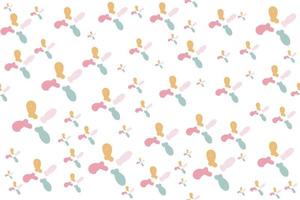 Very beautiful flower seamless patterns vector design It's a form created by freehand merging. Create beautiful fabric patterns designed for print used in the ,wallpaper,paper,fabric,
