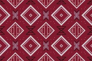Ethnic Pattern vector. Ikat Seamless embroidery, It is a pattern created by combining geometric shapes. Design for print. Using in the fashion industry. vector