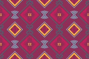 Ethnic Aztec Ikat Seamless Pattern Textile ikat design seamless pattern digital vector design for Print saree Kurti Borneo Fabric Aztec brush symbols swatches stylish