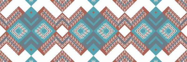 Tribal ethnic pattern. traditional patterned vector It is a pattern created by combining geometric shapes. Design for print. Using in the fashion industry.