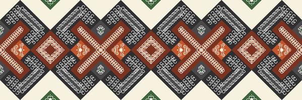 Ethnic pattern of the Philippines. traditional pattern background It is a pattern created by combining geometric shapes. Design for print. Using in the fashion industry. vector