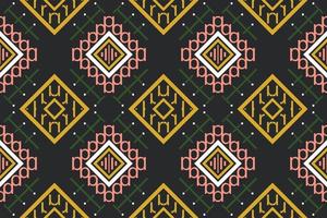 étnico azteca ikat patrón sin costuras textil ikat raya patrón sin costuras diseño de vector digital para imprimir saree kurti borneo tela azteca cepillo símbolos muestras elegante