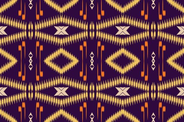 BatikTextile ikat triangle seamless pattern digital vector design for Print saree Kurti Borneo Fabric border brush symbols swatches party wear