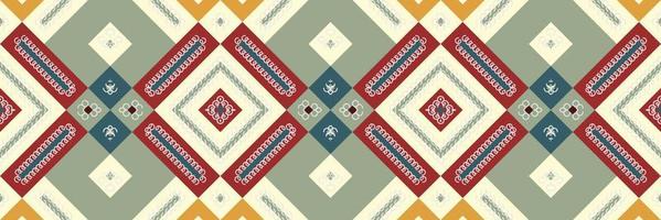 Indian ethnic design pattern. traditional patterned carpets It is a pattern created by combining geometric shapes. Design for print. Using in the fashion industry. vector