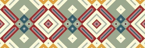 patrón de diseño étnico indio. alfombras estampadas tradicionales es un patrón creado mediante la combinación de formas geométricas. diseño para imprimir. utilizando en la industria de la moda. vector