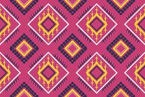 Ethnic Aztec Ikat Seamless Pattern Textile ikat triangle seamless pattern digital vector design for Print saree Kurti Borneo Fabric Aztec brush symbols swatches party wear