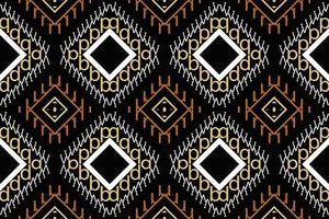 étnico azteca ikat patrón sin costuras textil ikat azteca patrón sin costuras diseño de vector digital para imprimir saree kurti borneo tela azteca cepillo símbolos muestras elegante