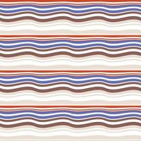 fondo geométrico de patrón de chevron en zigzag retro para papel tapiz, papel de regalo, estampado de tela, muebles. estampado en zig-zag. adorno pintado inusual de pinceladas. vector