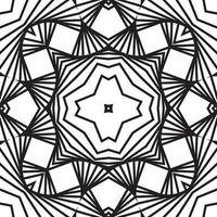 Seamless 3D optical wave effect stripe line pattern vector, on a white background. Geometric shapes from the black lines. vector