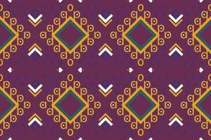 Ethnic Aztec Ikat Seamless Pattern Textile ikat print seamless pattern digital vector design for Print saree Kurti Borneo Fabric Aztec brush symbols swatches stylish