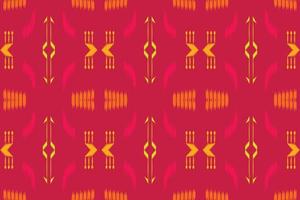 batiktextile ikat triángulo de patrones sin fisuras diseño vectorial digital para imprimir saree kurti borneo borde de tela símbolos de pincel muestras de algodón vector