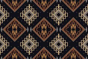 Ikat Seamless Pattern  ikat stripe batik textile seamless pattern digital vector design for Print saree Kurti Borneo Fabric border brush symbols swatches stylish