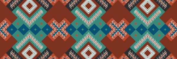 Tribal ethnic pattern. traditional pattern design It is a pattern created by combining geometric shapes. Design for print. Using in the fashion industry. vector