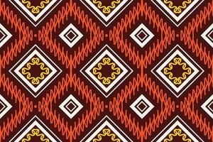 Ethnic pattern vector. traditional pattern design It is a pattern created by combining geometric shapes. Design for print. Using in the fashion industry. vector