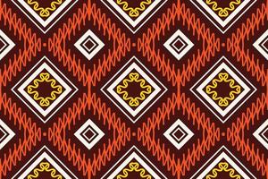 Ethnic pattern vector. traditional pattern design It is a pattern created by combining geometric shapes. Design for print. Using in the fashion industry. vector