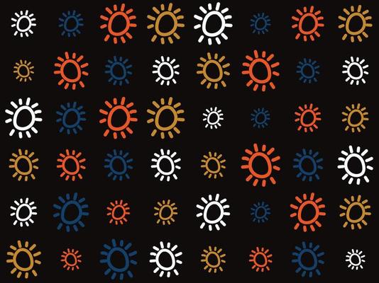 Freehand Drawing Aztec print fabric Seamless Pattern Design Geometric boho texture vector illustrations background.