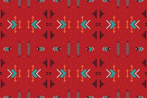 Ethnic Aztec Ikat Seamless Pattern Textile Filipino ikat seamless pattern digital vector design for Print saree Kurti Borneo Fabric Aztec brush symbols swatches party wear