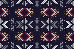 Ethnic Aztec Ikat Seamless Pattern Textile Filipino ikat seamless pattern digital vector design for Print saree Kurti Borneo Fabric Aztec brush symbols swatches cotton