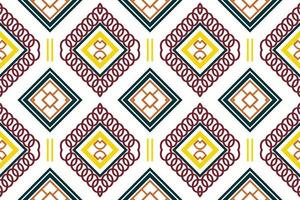 Simple ethnic design in the Philippines. traditional pattern background It is a pattern created by combining geometric shapes. Design for print. Using in the fashion industry. vector
