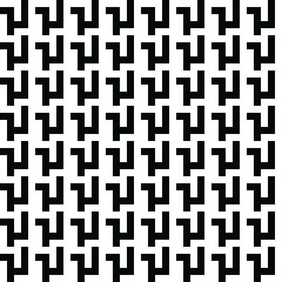 Abstract Black and White Vector seamless pattern. Modern stylish abstract texture. Repeating geometric tiles from striped elements