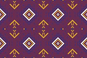 Ethnic Aztec Ikat Seamless Pattern Textile ikat print seamless pattern digital vector design for Print saree Kurti Borneo Fabric Aztec brush symbols swatches cotton